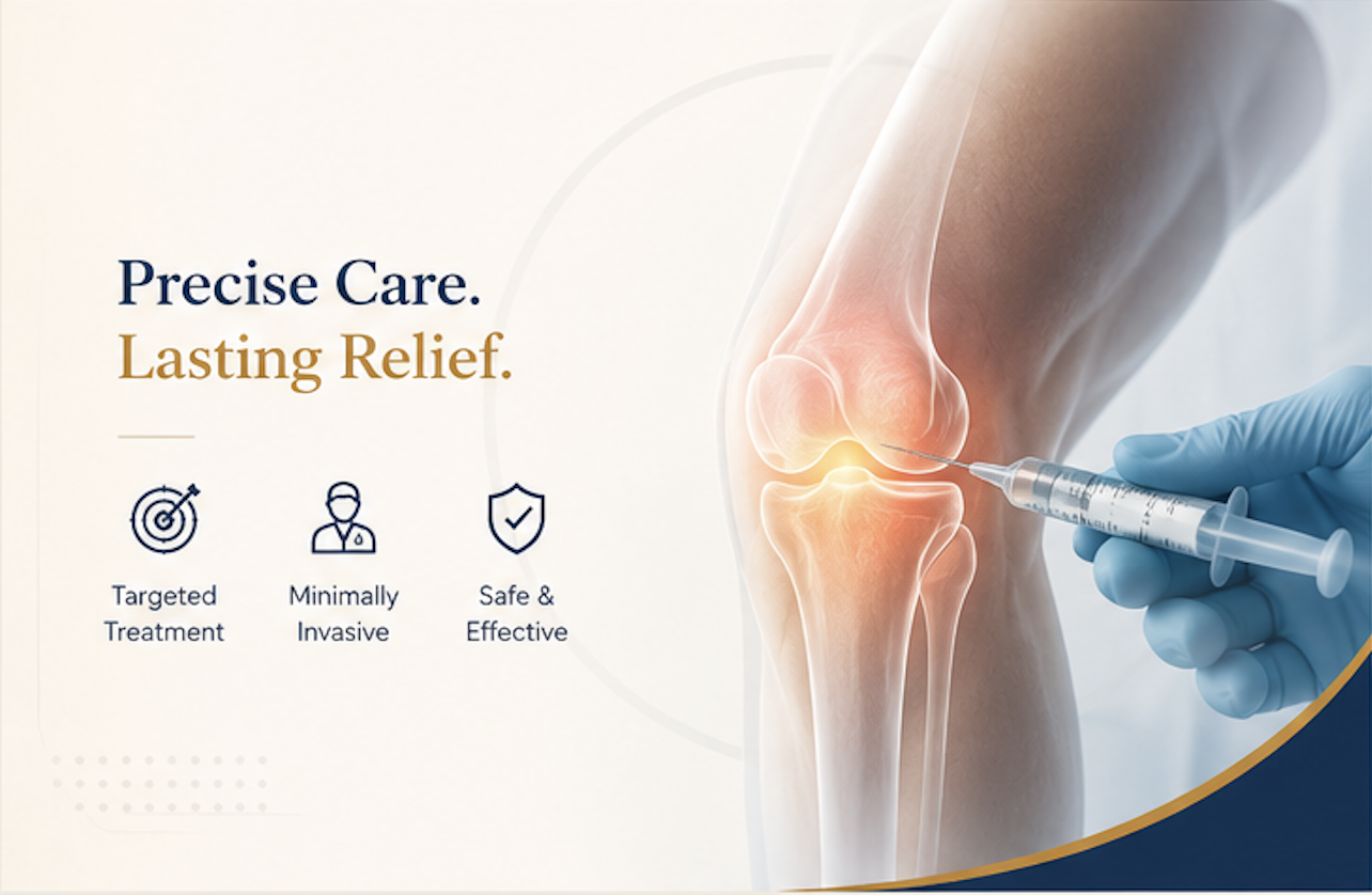 Image-guided injection for targeted knee pain relief in Jaipur