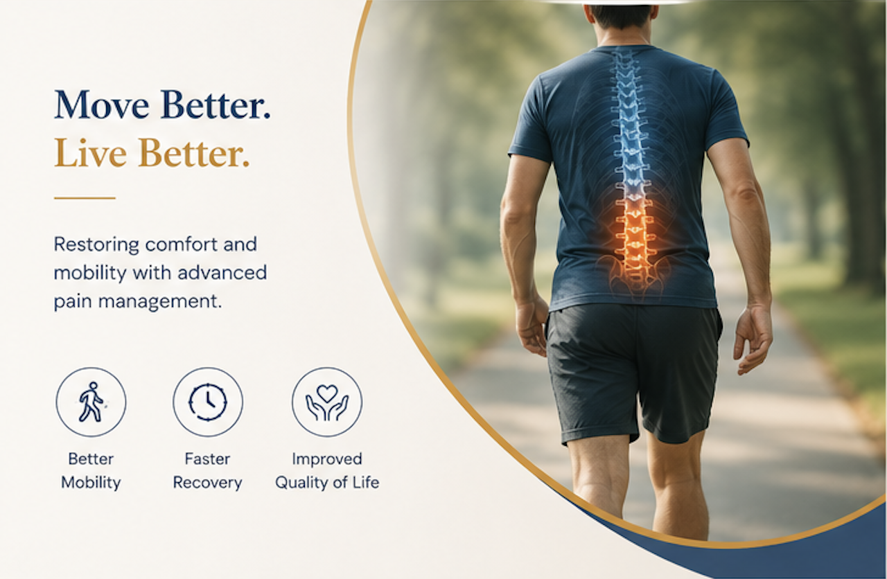 Spinal stenosis mobility improvement and advanced pain management in Jaipur